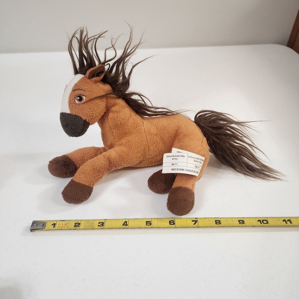 Dreamworks Spirit Riding Free Spirit Horse 2018 Laying Plush 8 Inches - Picture 9 of 10